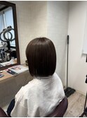 まるみボブ ショートボブ ワイドバングショートボブ 長崎浜の町