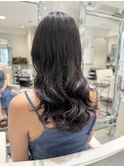 コテ巻き風パーマ/デジタルパーマ/韓国風パーマ/ロングパーマ
