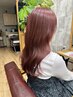 【ブリーチなしで透明感】カット＋ブリーチなしWイルミナカラー　　￥18150～