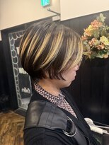 バイナル&nbsp;ショート毛先ブリーチ