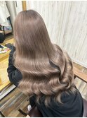 ほんのりピンクブラウン