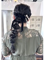 ヘアーブランドジン ヴェール(HAIR BRAND Jin Vert)&nbsp;サイド編み下ろし