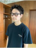 スパイキーショートパーマ