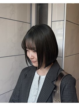 ハク アトリエ(HaKU atelier) オリーブベージュ寒色暗髪透明感髪質改善トリートメント艶髪