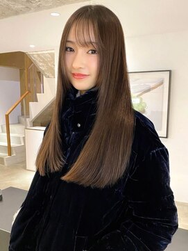 チル(chill) 顔まわりレイヤーとグレージュ【仙台】【グレージュ】