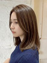 エノア 東京(ENORE)&nbsp;ミディアム｜ミルクティベージュ｜ブリーチなしダブルカラー