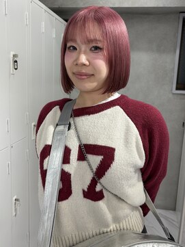 スウィープ(sweep) ハイトーンボブ/ペールピンク/ケアブリーチ