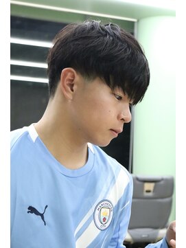 にもう ツーブロック/マッシュ/刈り上げ/ショート/テーパーフェード