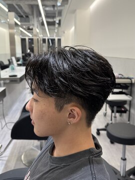 ビカムメンズヘアー 栄店(become men's hair) ニュアンスフェザー/フェザーショート/毛流れ