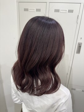 アッシュ 下北沢店(Ash) 透明感もあるピンクグレージュ