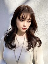 サンプラス(san+)&nbsp;【マユコ】レイヤーカットくびれヘア小顔シースルーバング