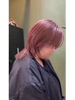 ブランチ(branch)&nbsp;「周りと差がつく」クールレディ！ピンクベージュレイヤーウルフ