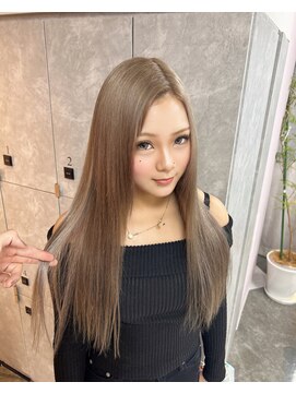 ガルボ ヘアー(garbo hair) 高知プルエクステハイトーンダブルカラー透明感グレージュ