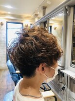 シェノン(chainon) カーリーパーマ×ショートカット