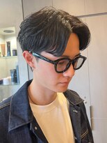 エリマバイフィフス 調布(elima by fifth) 自然な毛流れでラフにキマるセンターパート×ニュアンスパーマ