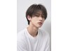 『垢抜け/男性限定』メンズカット+艶カラー(白髪染めもOK)+眉カット【men's】