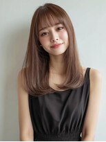 ユニカ オレ(UNIKA ore)&nbsp;ハッシュカットグレージュデザインカラーツートーンカラー北長瀬
