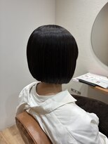 ヘアポケット スタイル店(HAIR POCKET)&nbsp;暗め顎ラインボブ