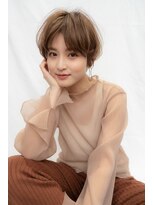 ケアリー 武蔵小杉(Carelly)&nbsp;大人かわいい前髪セシルカットココアブラウンフリンジウェーブ