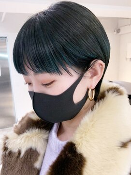 アイティー バイ アルバム 浦和店(IT by ALBUM) ショートグリーン_ショコラベージュボブルフベビー_ba317971