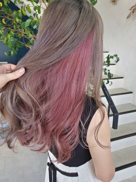 ノア(noa.) #ミルクティーベージュ×ピンク♪