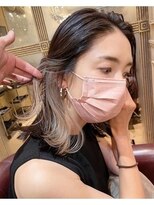 シェリア(Shelia) メルティカラー×セクションカラー×こなれミディペールベージュ