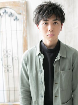 トニーアンドガイ メン 与野駅前店(TONI&GUY MEN) ラフな質感ツイストスパイラル！ランダムパーマこなれヘアa