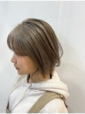 ブリーチで作る！パールグレージュカラー！