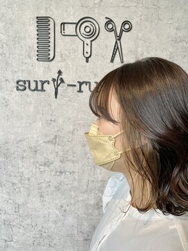 スリールヘアー(suri-ru hair) イヤリングカラー×韓国風ボブ