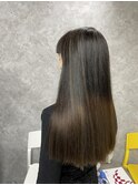 極細ハイライト☆セパレートカラーでロングヘアを活かす！