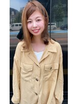 トゥーリ 筑紫野店(tuuli)&nbsp;tuuli藤崎☆大人可愛いボブルフ×ショコラベージュ20代30代40代