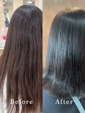 アークスヘアー 艶感♪髪質改善カラー大人可愛いグレージュ