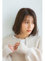 ラエティティア ロコ 刈谷店(Laetitia loco)&nbsp;ミディアム◆ナチュラルワンカールボブ
