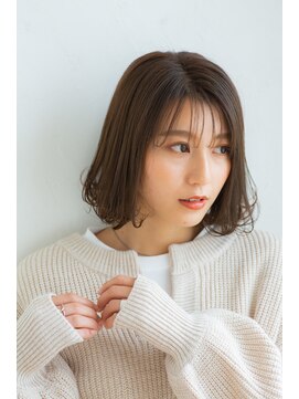 ラエティティア ロコ 刈谷店(Laetitia loco) ミディアム◆ナチュラルワンカールボブ