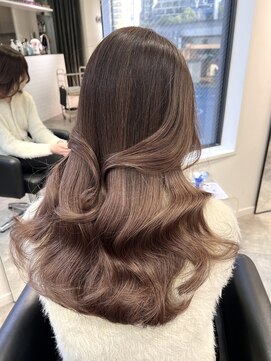 ミラ(MIRA) 大槻勇樹/大阪美容室/梅田美容室/ミルクピンクベージュ