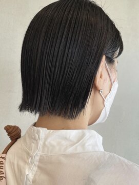 エルロンバイマフェ(AILERON by mahae) 【切りっぱなしボブ】ぱつっとラインがかわいい