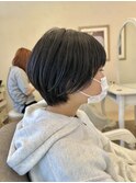 ショートボブ　ボブ　くびれ　ミニボブ　大人ショート　