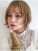 大人可愛い20代30代40代黒髪前下がりひし形小顔レイヤーボブ