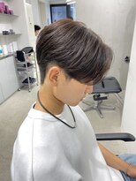 ニュアンスパーマ無造作センターパートツーブロック名駅