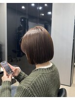 ハルキ ミナト ジャパン オオサカ(HARUKI MINATO japan OSAKA)&nbsp;40代50代小顔似合わせカットくびレイヤーエモージュ大人可愛い