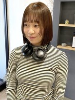 ラミエバイメルト 下北沢(lamie by melt)&nbsp;花田/似合わせカット/イメチェン/顔まわり/ボブ/オリーブ
