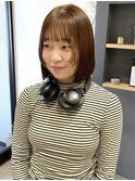 花田/似合わせカット/イメチェン/顔まわり/ボブ/オリーブ