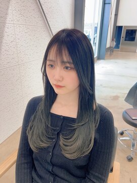 ビーヒアナウ N゜03 金沢駅西店(BE HERE NOW) レイヤー×シースルーバング×フェイスレイヤー