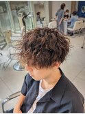 メンズカット ツイストスパイラルパーマ