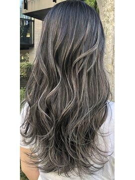 ハーツ(Heart's) 白髪ぼかし脱白髪染め似合わせロングレイヤー40代50代60代♪