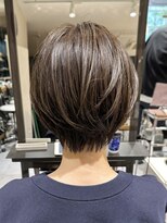 ラボー ノースプラザ店(LA'BO) 【LA'BO三浦】赤み消し◎丸みショートボブ