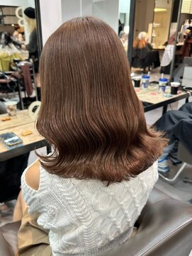 ベレーザ 渋谷(BELEZA) 11353艶髪マロンベージュ姫カットレイヤー韓国風巻きグレージュ