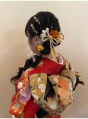 サイド編み下ろしスタイル