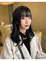 スニュウ(snuw)&nbsp;顔周りカット/暗髪