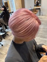 ジャストビューティ ルフレ 金沢八景店(Just Beauty Rufure)&nbsp;【金沢八景】ショート/ ブリーチ/ホワイトピンク